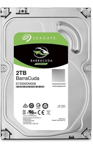 Disco Duro Seagate Barracuda 2tb Teras 7200 Rpm Pc Gaming Co