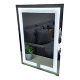 Espelho Touch Com Led 80x60cm Vertical Para Banheiro, Lavabo