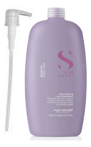 Alfaparf Shampoo Smooth Rebel Hair Delicado Alisador 1000ml