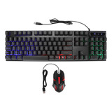 Combo De Teclado Y Ratón Para Juegos 104 Teclas Con Cable