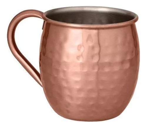 Caneca Moscow Mule Inox Rose Bronze Drink 500ml