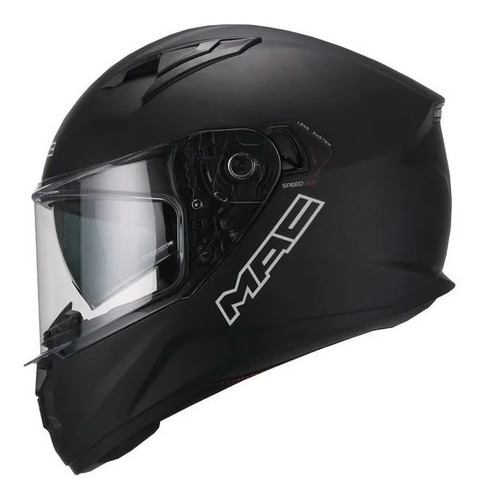 Casco Moto Integral Mac Speed 2.0 Negro Doble Visor Avant