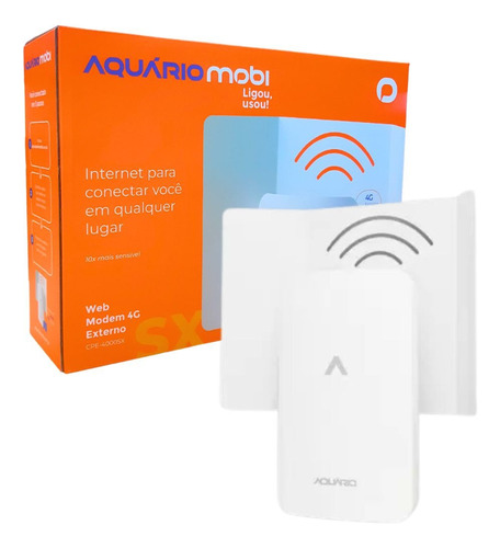 Modem Internet Externo 4g Cpe 4000sx Wifi Alto Ganho Aquario