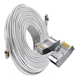 Cabo De Rede Cat6 Utp Internet Rj45 Blindado 20 Metros Lc