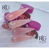 Colección Cover Peach Rg Nails De 4 Polímeros De 7 G.