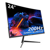 Monitor Gamer Curvo Crua 24 200 Hz Negro 100 V/240 V