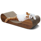 Fluffydream Cama De Salón De Cartón Rascador Para Gatos, Mad