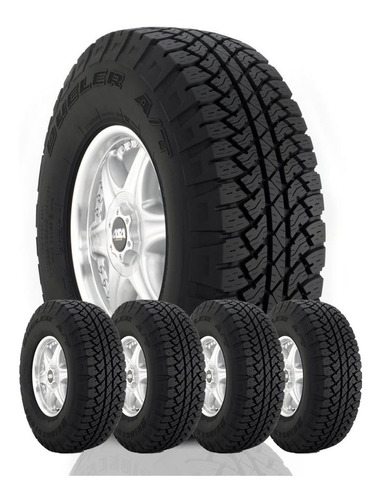 Kit 5u 255/70 R16 Bridgestone Dueler A / T 693 Envío Gratis