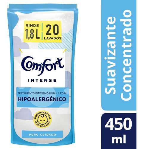 Suavizante Comfort Intense Puro Cuidado Concentrado 450ml