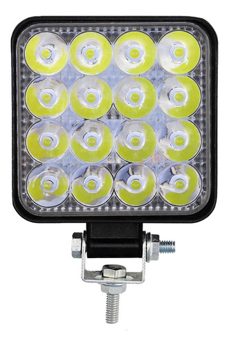 Barra Led Faro Auxiliar 16 Led 48w Cuatri 4x4 Agro Off Road