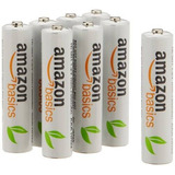 Amazonbasics Baterías Recargables Aaa (paquete De 8) Pre-car