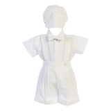 Conjunto Bautizo Niño: Vestimenta Corta Y Elegante