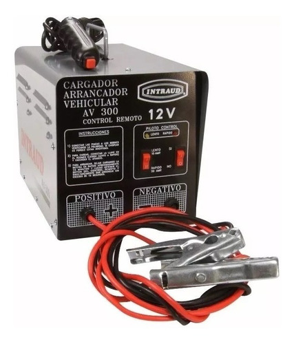 Cargador Arrancador Bateria Intraud Av300 6 Cuotas + Envio