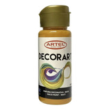 Frasco Pintura Decorart 60ml Artel - Los Colores Color Amarillo Ocre 73