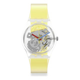 Reloj Unisex Swatch Ge291, Correas Color Amarillo. 