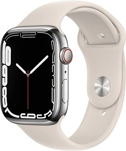  Apple Watch Series 7 White Smartwatch Gps+ Cellular 45mm
