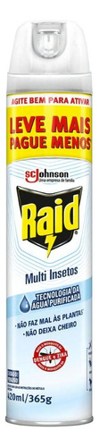 Inseticida Aerossol Multi-insetos Raid Frasco 420ml Leve Mais Pague Menos