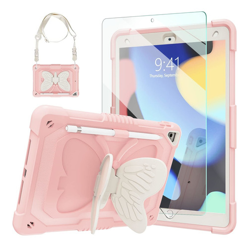 Funda Para iPad 10.2 Para Niños Y Niñas, iPad De 9ª/8ª/7ª Ge