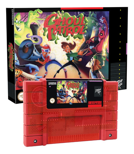 Ghoul Patrol Snes Cartucho Rojo Limited Run Games