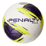 Bola Para Futebol De Campo Bravo Xxiii Cor Branco/azul/amarelo Penalty