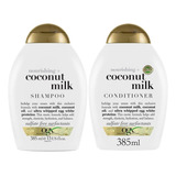 Shampoo Y Acondicionador Ogx Nourishing Coconut Milk 385 Ml