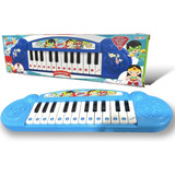 Piano Infantil Juguete Teclado Personajes Melodias Sonido 