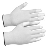 10 Pares De Guantes Antiestáticos De Nylon / Mayoreo + Envío