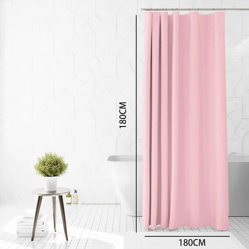 Cortina De Baño 100% Poliéster 180*180cm Resistente Al Agua