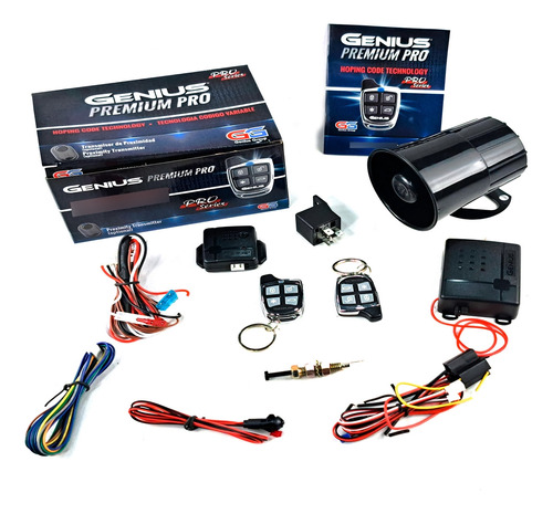 Alarma Automotriz De Codigo Varible Premium Pro Genius