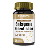 Suplemento Em Cápsulas De Colágeno Hidrolisado Supreme Vitaminas A C E Zinco Selênio Fitoprime Pote 90 Cápsulas Softgel