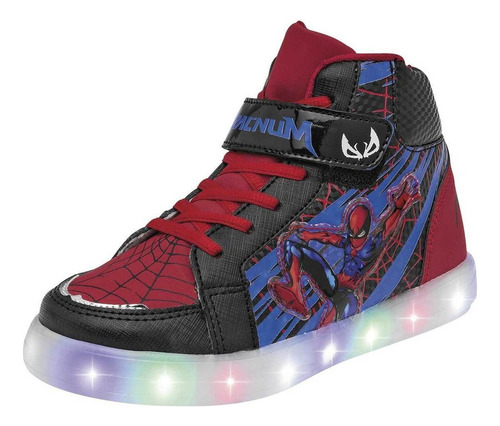 Tenis Luces Niño Space Boys Negro 105-000