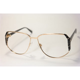 Marco Lente Óptico Silhouette M6061 Oversized Cat Gold Black