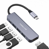 Adaptador Usb C Hub Para Macbook Pro, 5 En 1 Usb Bc A Hdmi (