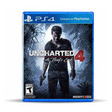 Uncharted 4 Físico Para Ps4 Usado Perfecto Estado