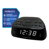 Radio Reloj Noblex Rj960p Despertador Digital Fm Am Color Negro