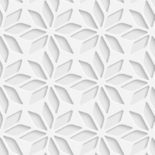 Papel De Parede Efeito Gesso 3d Geométrico Flor 2 18m