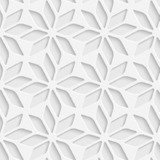 Papel De Parede Efeito Gesso 3d Geométrico Flor 2 18m