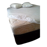 Sabana Cubre Colchon Impermeable En Pvc De 2 Plazas