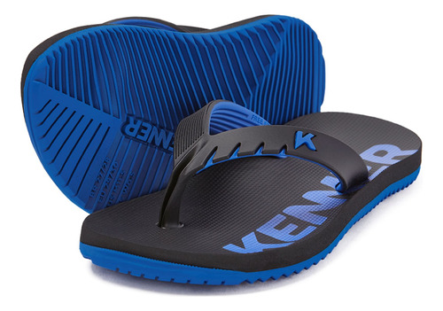 Sandalia/chinelo Kenner Original Juvenil Red Preto/azul