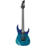 Guitarra Eléctrica Ibanez Grg120qaspbgd, 6 Cuerdas, Azul Gra