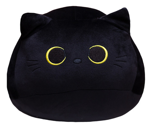 1pcsalmohada De Gato Negro Muñeco De Peluche Lindo Gato 55cm