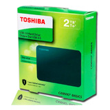 Disco Duro Externo Toshiba 2tb Canvio Basics 3.0 Negro