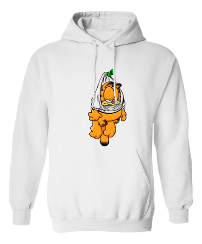 Sudadera Con Gorro Garfield Colgado En Pared Playera