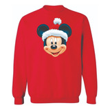 Buzos Busos Navidad Mickey Mouse Cara Cr Jk