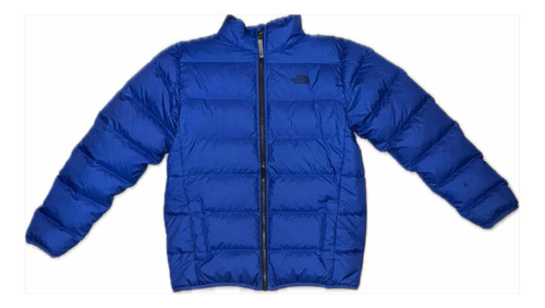 Campera  Puffer The North Face 550 Azul Talle Xl De Niños