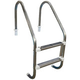 Escada Inox Para Piscina 2 Degraus Inox 316