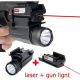 Laser Punto Rojo Y Lampara Led Para Glock 17 19 22 23 30 32