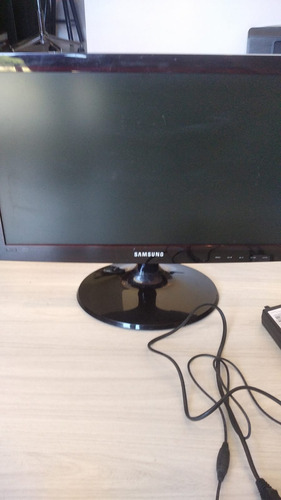 Monitor Led Widescreen 19,5 Samsung S20c300fl  Cor Preto