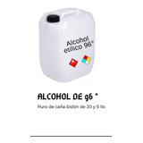 Alcohol Etilico De 96 Grados  5 Lts