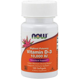 Vitamina D3 120caps - Now Foods - Unidad a $1116